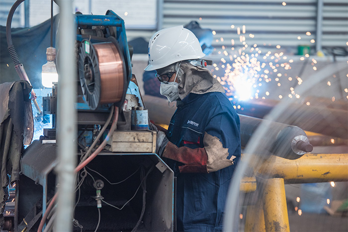 姜堰网架焊接车间